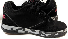 Very Nice Heelys Kids Propel 2.0 Roller Skate Shoes Youth Sz 5 Black/Red 770807