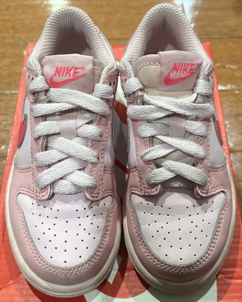 Kids Size 10.5C- Nike Dunk Low Triple Pink DH9756-600