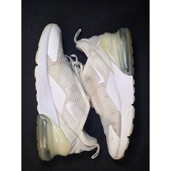 Nike Air Max 270 Kids White Sail Sneakers AO2372-103 Size 2.5Y