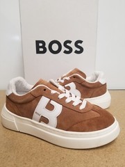 Boss Hugo Boss Camel Lace Up Sneaker Sz EU32 (US1)