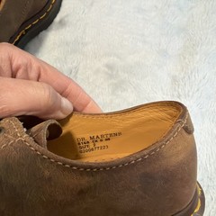 Dr. Martens 8168 Original Brown Leather Oxford Shoes England UK Sz 2 Youth