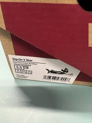 Slip On V Shark X-Ray Toddler Authentic Vans Shoes – Size 5.5 (Glow In The Dark)