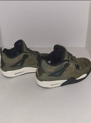 Nike Air Jordan 4 Retro Craft Medium Olive Pale Vanilla US 5Y Fb9928 200 With Bx
