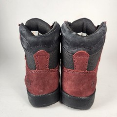 TIMBERLAND Toddler Hiking Boots Size 7 EU 23.5 Red Leather High Top
