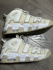 Nike Air DM1023-001 More Uptempo Mid Phantom Sand Drift Sneakers Size 7Y