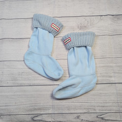 1/3 Hunter Light Blue Fleece Boot Socks/Liners