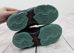 2014 Nike LeBron 11 XI Diffused Jade GS Black Green 621712-004 Sneakers size 7Y