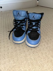 Size 7 (GS) – Jordan 1 Mid University Blue Black