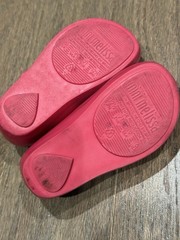 Mini Melissa Disney Mickey Minnie Pink Mary Jane Flats Baby Girl US size 6