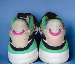 Puma RS-X “Toys” Black, Blue, Green, Size 5.5 Youth, 369628-01