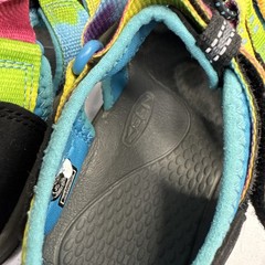 KEEN Newport H2 Outdoor Sandals Hiking Water Rainbow Big Kid Size 3 Washable EUC