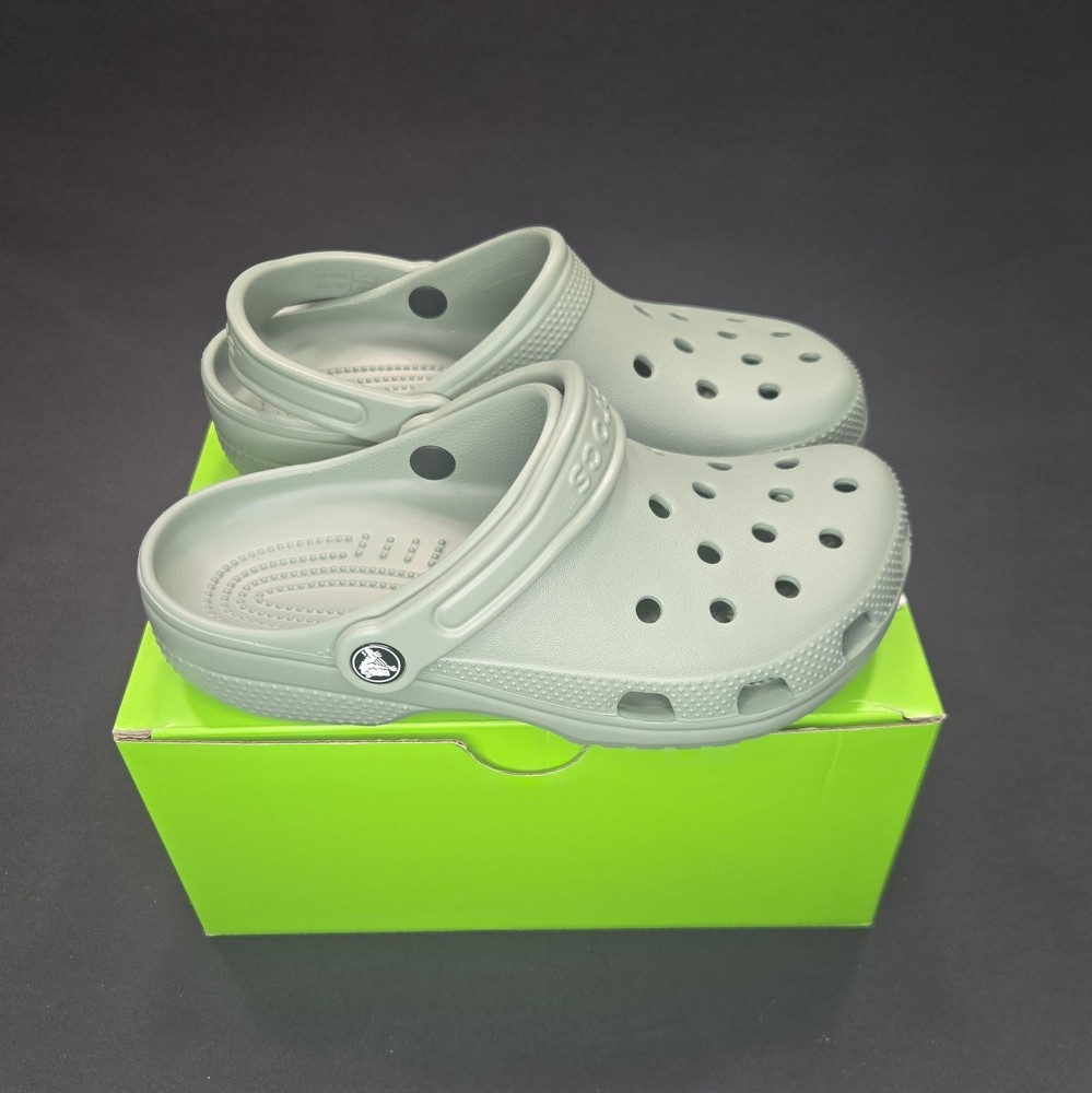 Crocs Classic Clog K Unisex Kids Gray Synthetic Casual Shoes J5 EUR 37-38