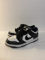 NIKE Dunk Low Retro Panda black and white kids unisex sneakers size 3.5