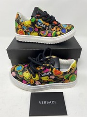 Versace Medusa Amplified Designer Sneakers Shoes Kids Children Size 13 (30) $450