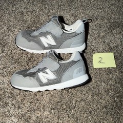 New Balance GRAY 515 Hook & Loop Shoes Gray Boys & Girls Toddler NW515BV Sz 6