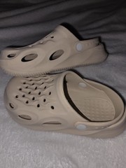 Slip-On Shoes (Generic Crocs) for Kids-Beige Size 30/31