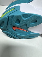Nike Air Max Speed Turf GS BQ9632-101 Bright Turquoise Crimson Size 4Y Dolphins