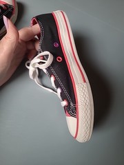 Converse Youth Size 2 Chuck Taylor All Star Low Sneakers 5 Tongues 20.5 CM