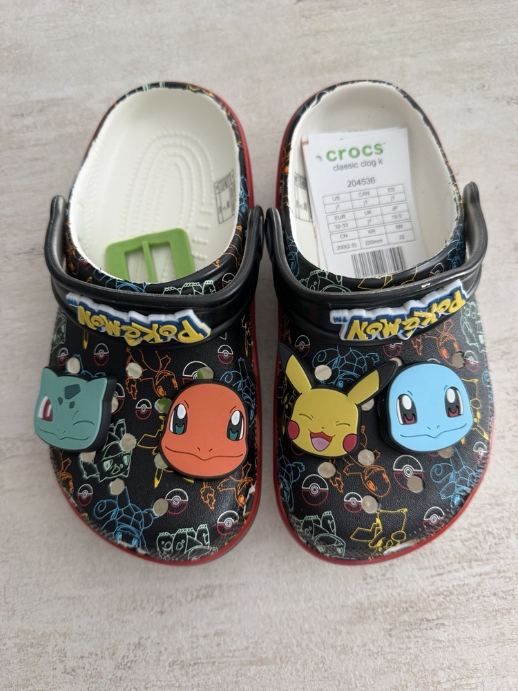 Crocs x Pokemon „Pokemon Starters“ Pre-School Kids Classic Clog 211344-90H