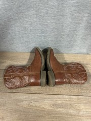 Durango Kids 8” Square Toe Brown Western Boots Size 12m