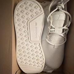 adidas X_PLR C Unisex Kids Sneaker White Mesh Lace-Up US 1 EU 32 CQ2972
