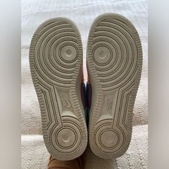 Nike Force 1 LV8 Sanded Gold/Hot Curry/Wheat Grass size 5Y girl or boy