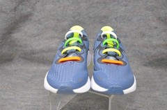 Nike Renew Elevate Youth Running Sneakers CT-1430 Sz 4Y Neon Plastic Laces Blue