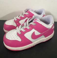 Nike Toddler Dunk Low Pink TD Sneaker Toddler Kids Size 8C