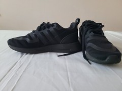 adidas Multix Black Sneakers with Ortholite Liner Kids US Size 3