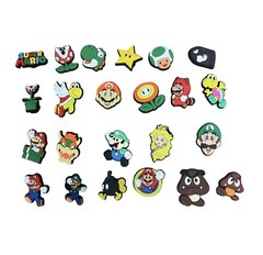 Super Mario Generic Shoe Charms (like Jibbitz for Crocs) 23 Piece Pack