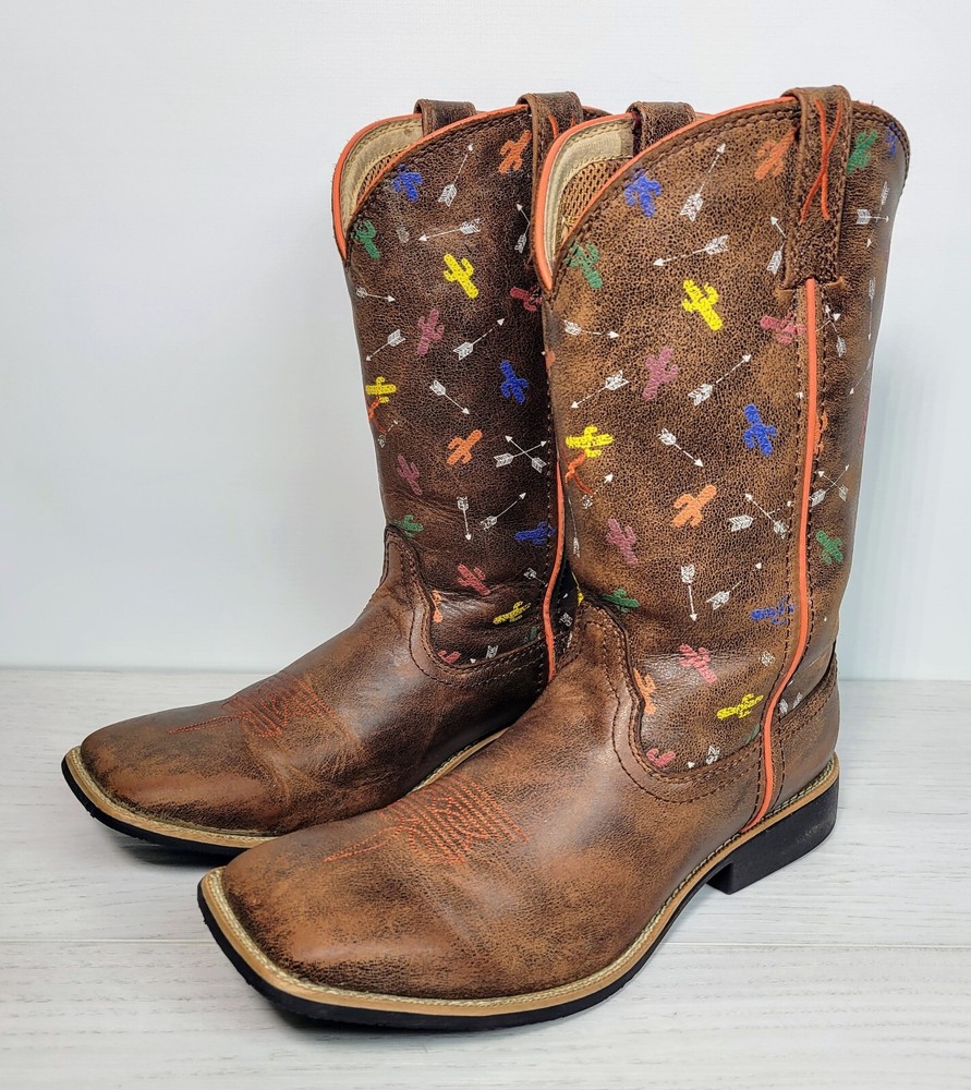Twisted X Cactus Cowboy Young Boots YTH0011 Size 5 1/2M