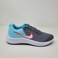 Nike Star Runner 3 Smoke Grey Magic Ember DA2776-007 GS Size 4Y