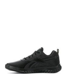 REEBOK RUSH RUNNER 5 SYN KIDS SIZE 2 BLACK LACE UP NEW IN BOX
