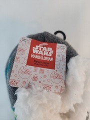 Mandalorian Slippers Socks Size 4-10 Snuggle Toes Star Wars Disney