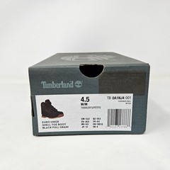 Timberland Euro Hiker Shell Toe Boot Toddler ‚Black Gum‘ / TB0A1NJ4 001 / TD 4.5