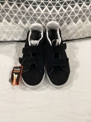 Goats Kids Black/White The 305 Two-Strap Platform Sneakers Leather SZ 3