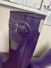 Kid’s Hunter Gloss Purple Rain Boots SIZE UK 4 US5B US6G EU 37