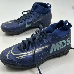 Nike Mercurial Superfly 7 Academy MDS TF Shoes 3.5Y Blue Turf Soccer Cleats