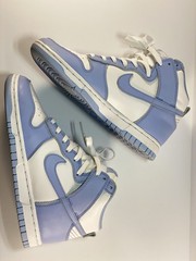 Nike Dunk High Men’s Blue/White High Top Lace-Up Colorblock Rubber Sole no box