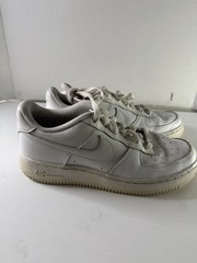 Nike Air Force 1 Low Kids Sneaker US 5.5Y White Leather Lace-Up Low Top