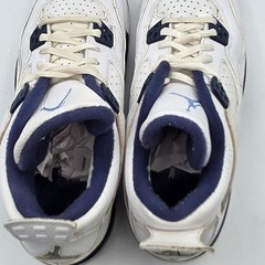Jordan Air Jordan 4 Retro Shoes Youth Size 6.5Y Legend Blue Leather Retro Vtg