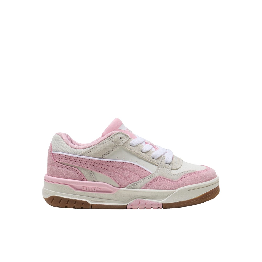 PUMA Rebound Retro Sd Lace Up Toddler Girls Off White, Pink Sneakers Casual Sho