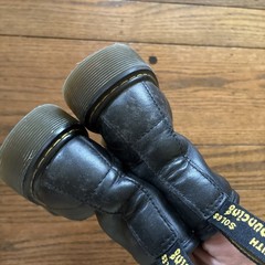 Doc Martens 1460J Black Leather Combat Boots Unisex Black Size 1