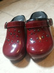 Dansko red Clog Girls Size 28