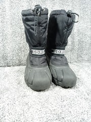 Sorel Cub Wool Lined Insulated Winter Snow Boots Duck Waterproof Size 5 Warm