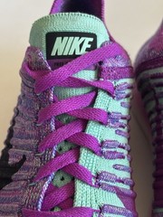 👟 Nike Free RN Flyknit Youth Running Shoes 6Y Pink Purple Teal GS 834363-500