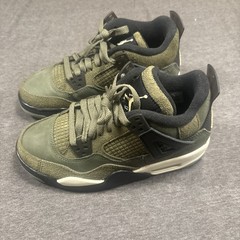 Nike Air Jordan 4 Retro SE Craft Medium Olive GS Size 3.5 FB9928-200