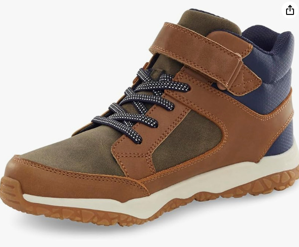 Stride Rite Unisex M2P Big Kid Leon Boot Tan Multi Size 2M