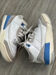 Nike Air Jordan 3 Retro Lucky Shorts Summit White Blue Size 11C DM0966-101