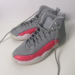 Jordan 23 Flight Retro Mid Grey Racer Pink White Lace Up Size 6.5Y 2019